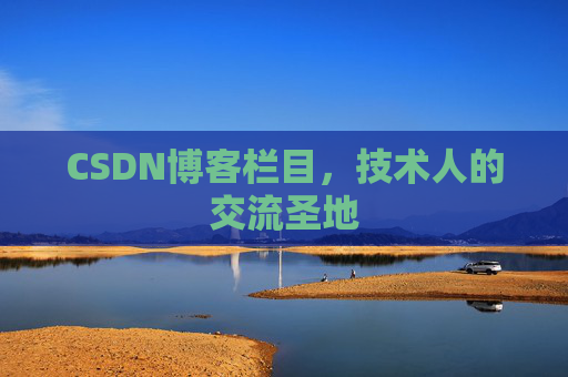 CSDN博客栏目，技术人的交流圣地
